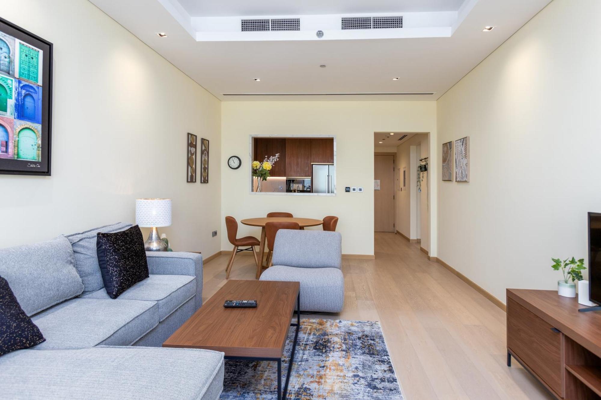 Modern 1Br Apartment, High Floor, Near Dubai Mall Exterior photo